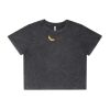 Wo's Stone Wash Heavy Crop Tee Thumbnail