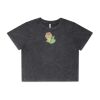 Wo's Stone Wash Heavy Crop Tee Thumbnail