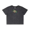 Wo's Stone Wash Heavy Crop Tee Thumbnail