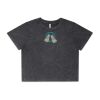 Wo's Stone Wash Heavy Crop Tee Thumbnail