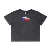 Wo's Stone Wash Heavy Crop Tee Thumbnail