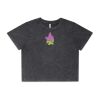 Wo's Stone Wash Heavy Crop Tee Thumbnail