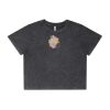 Wo's Stone Wash Heavy Crop Tee Thumbnail