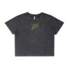 Wo's Stone Wash Heavy Crop Tee Thumbnail