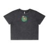 Wo's Stone Wash Heavy Crop Tee Thumbnail