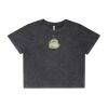 Wo's Stone Wash Heavy Crop Tee Thumbnail