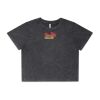 Wo's Stone Wash Heavy Crop Tee Thumbnail