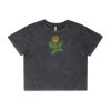 Wo's Stone Wash Heavy Crop Tee Thumbnail