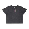 Wo's Stone Wash Heavy Crop Tee Thumbnail