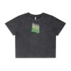 Wo's Stone Wash Heavy Crop Tee Thumbnail