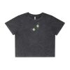 Wo's Stone Wash Heavy Crop Tee Thumbnail