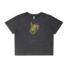 Wo's Stone Wash Heavy Crop Tee Thumbnail