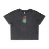 Wo's Stone Wash Heavy Crop Tee Thumbnail