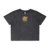 Wo's Stone Wash Heavy Crop Tee Thumbnail