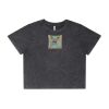 Wo's Stone Wash Heavy Crop Tee Thumbnail