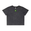 Wo's Stone Wash Heavy Crop Tee Thumbnail