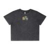 Wo's Stone Wash Heavy Crop Tee Thumbnail