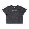 Wo's Stone Wash Heavy Crop Tee Thumbnail