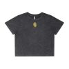 Wo's Stone Wash Heavy Crop Tee Thumbnail