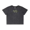 Wo's Stone Wash Heavy Crop Tee Thumbnail