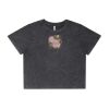 Wo's Stone Wash Heavy Crop Tee Thumbnail