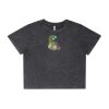 Wo's Stone Wash Heavy Crop Tee Thumbnail