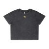 Wo's Stone Wash Heavy Crop Tee Thumbnail