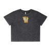 Wo's Stone Wash Heavy Crop Tee Thumbnail