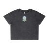 Wo's Stone Wash Heavy Crop Tee Thumbnail