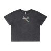 Wo's Stone Wash Heavy Crop Tee Thumbnail
