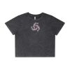 Wo's Stone Wash Heavy Crop Tee Thumbnail