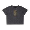 Wo's Stone Wash Heavy Crop Tee Thumbnail