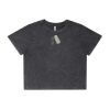 Wo's Stone Wash Heavy Crop Tee Thumbnail